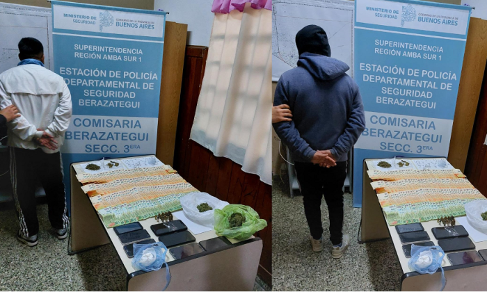 Berazategui: Tras cuatro allanamientos, la policía aprehendió a dos sujetos